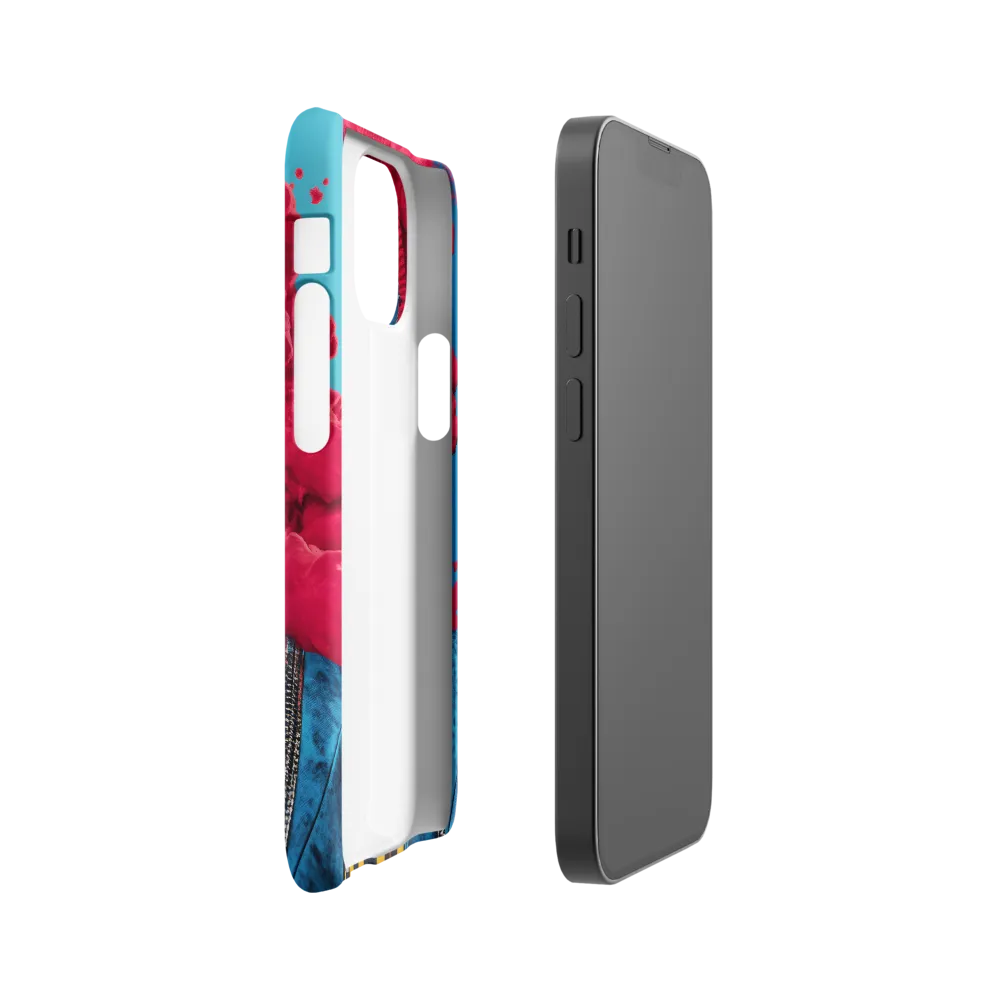 Bold Elegance in Digital Fashion | Phone Case |  13 Mini | Snap Case | Matte