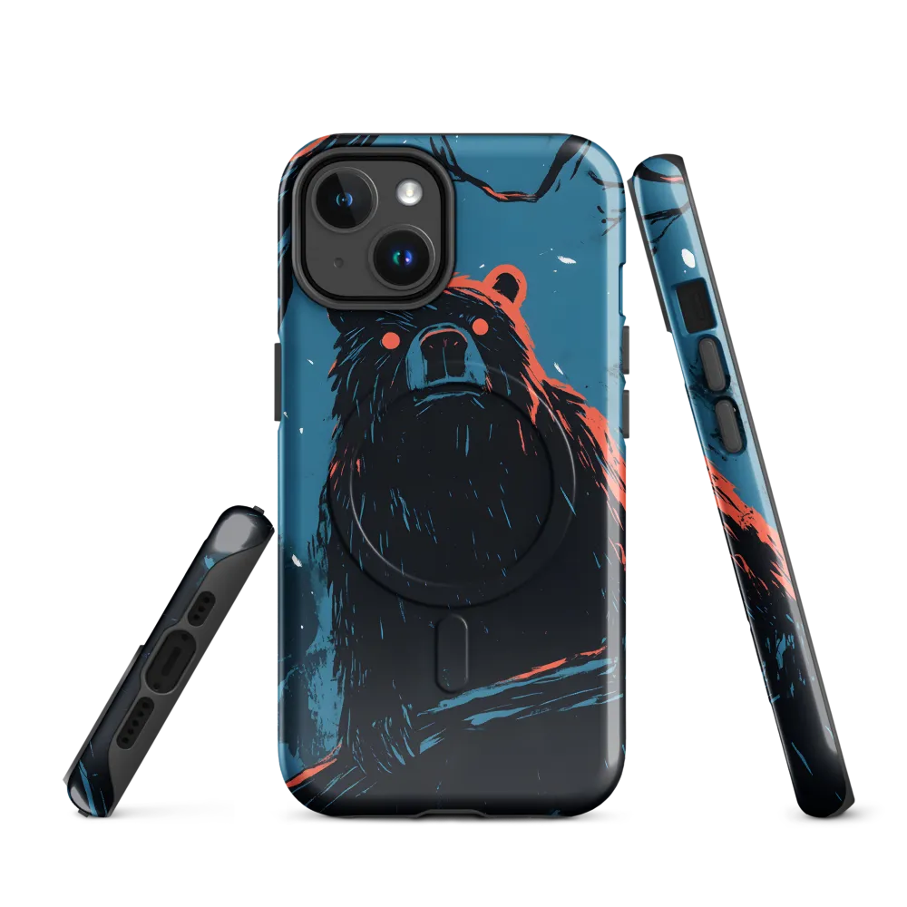 Eerie Majesty: A Bear in the Night