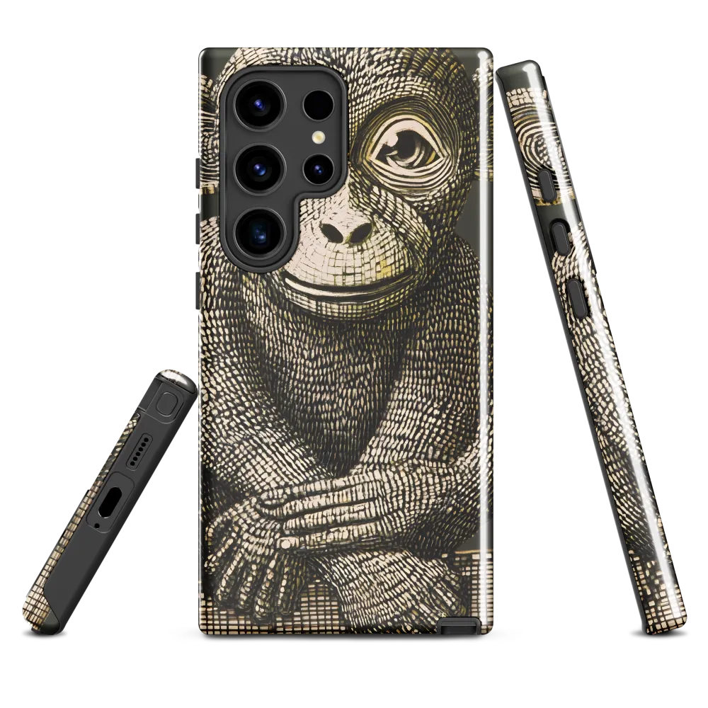 Intricate Primate Portrait