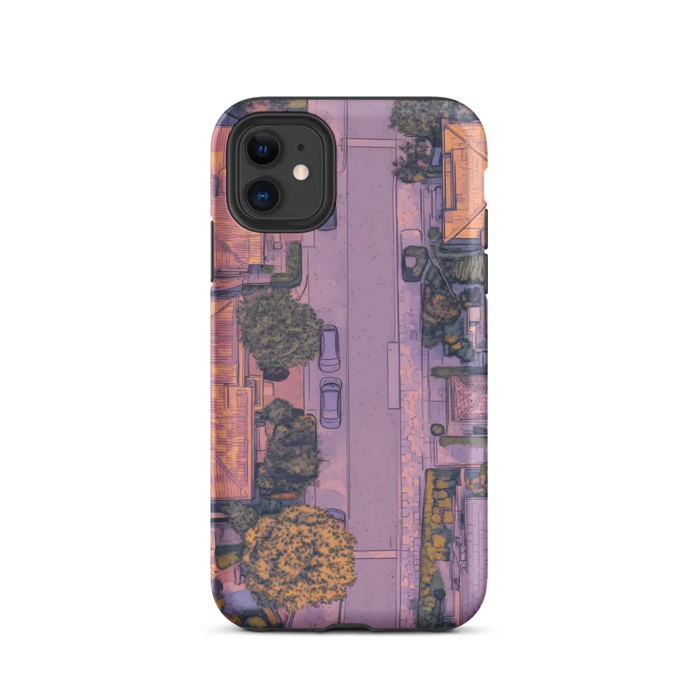 Aerial Serenity: Suburban Oasis | Phone Case |  11 | Tough Case | Matte