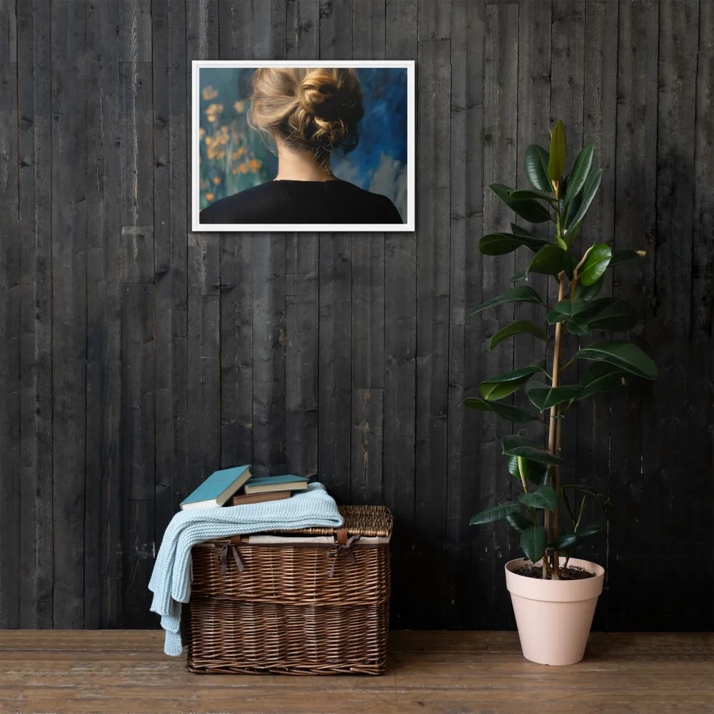 Whispers of Tranquility | Canvas with White Frame | 18″×24″
