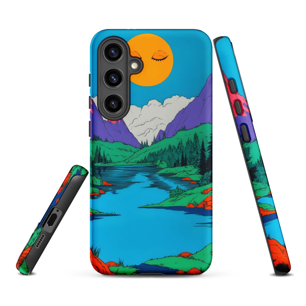 Whimsical Serenity in Vibrant Colors