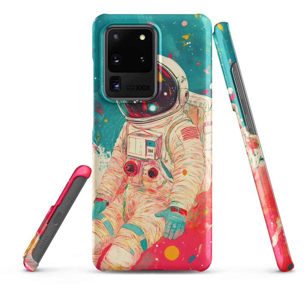 Cosmic Explorer: An Astronaut's Journey | Phone Case |  S20 Ultra | Snap Case | Matte
