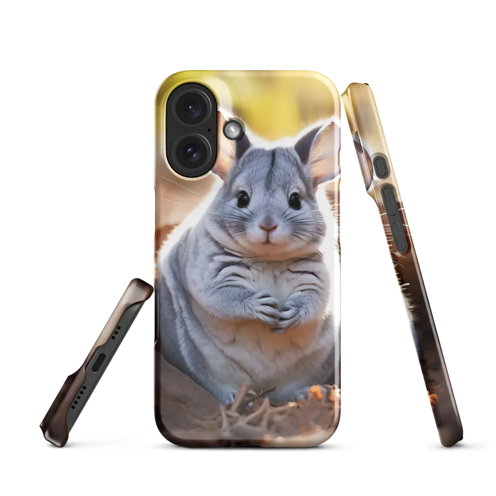 Gentle Whispers of Nature: The Chinchilla | Phone Case |  16 | Snap Case | Glossy