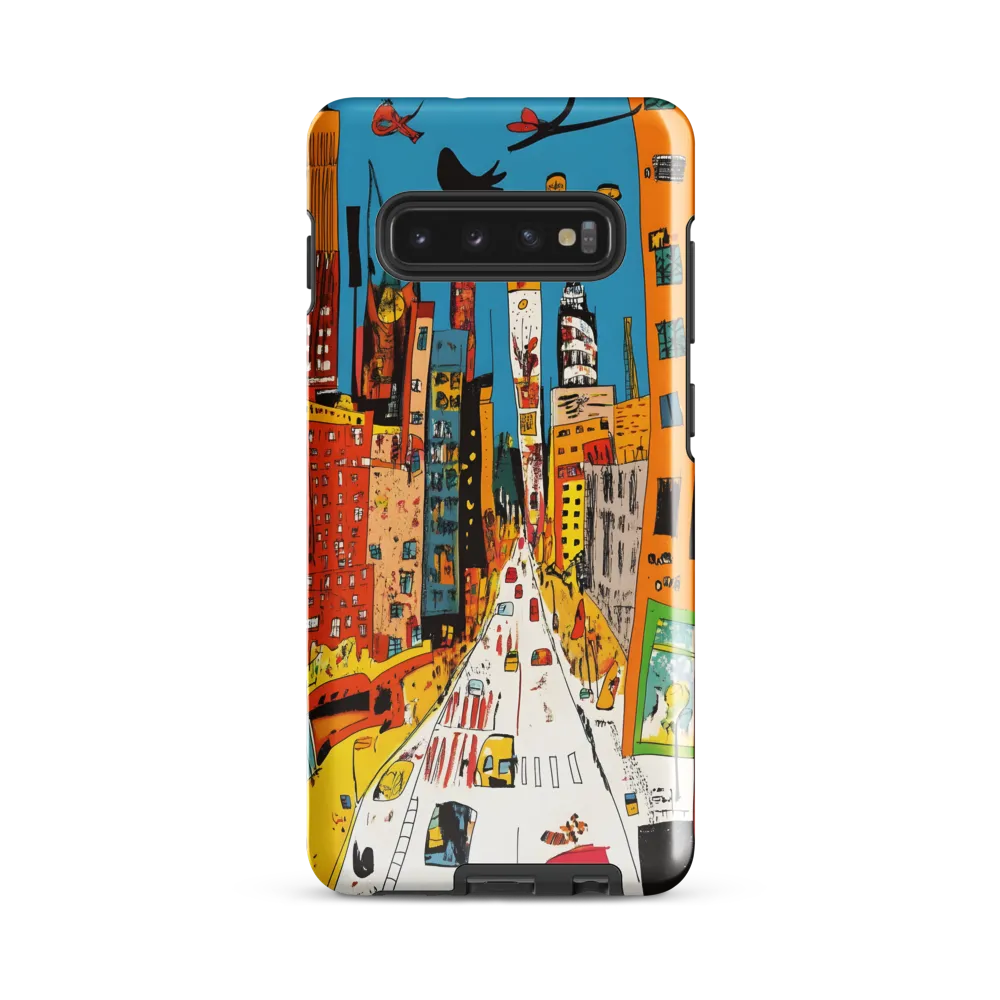 Whimsical Urban Symphony | Phone Case |  S10 Plus | Tough Case | Glossy