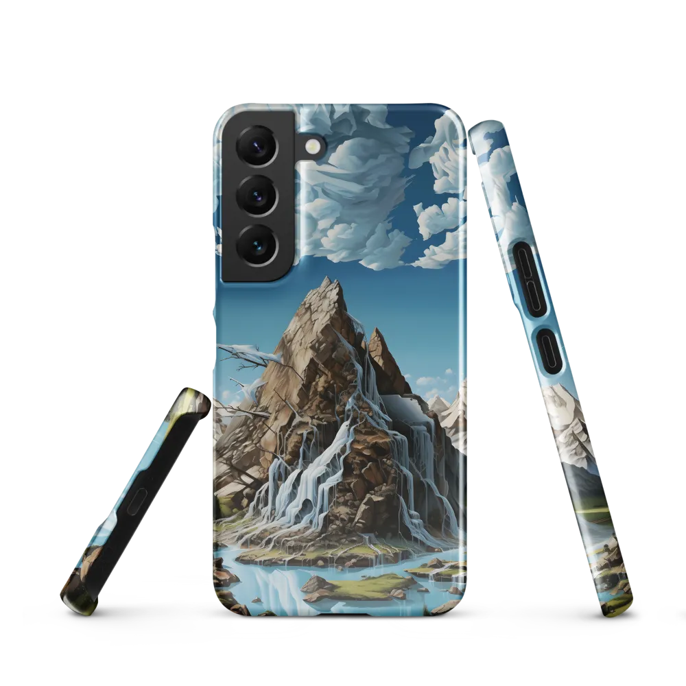 Majestic Cascade: A Mountain Masterpiece