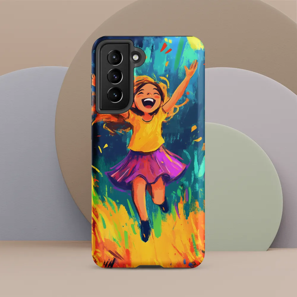 Joyful Escape into Nature | Phone Case |  S21 | Tough Case | Matte