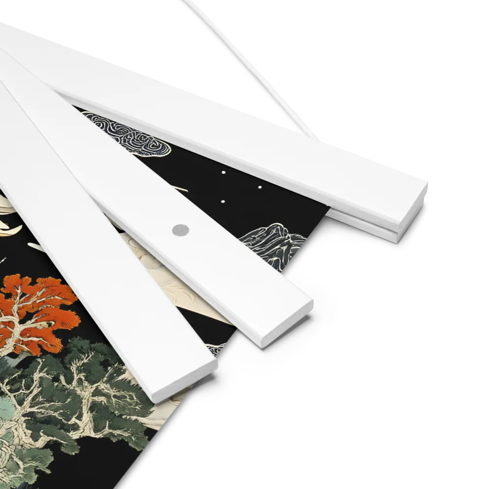 Whispers of the Pagoda | Poster With White Wood Hanger | 10″×10″