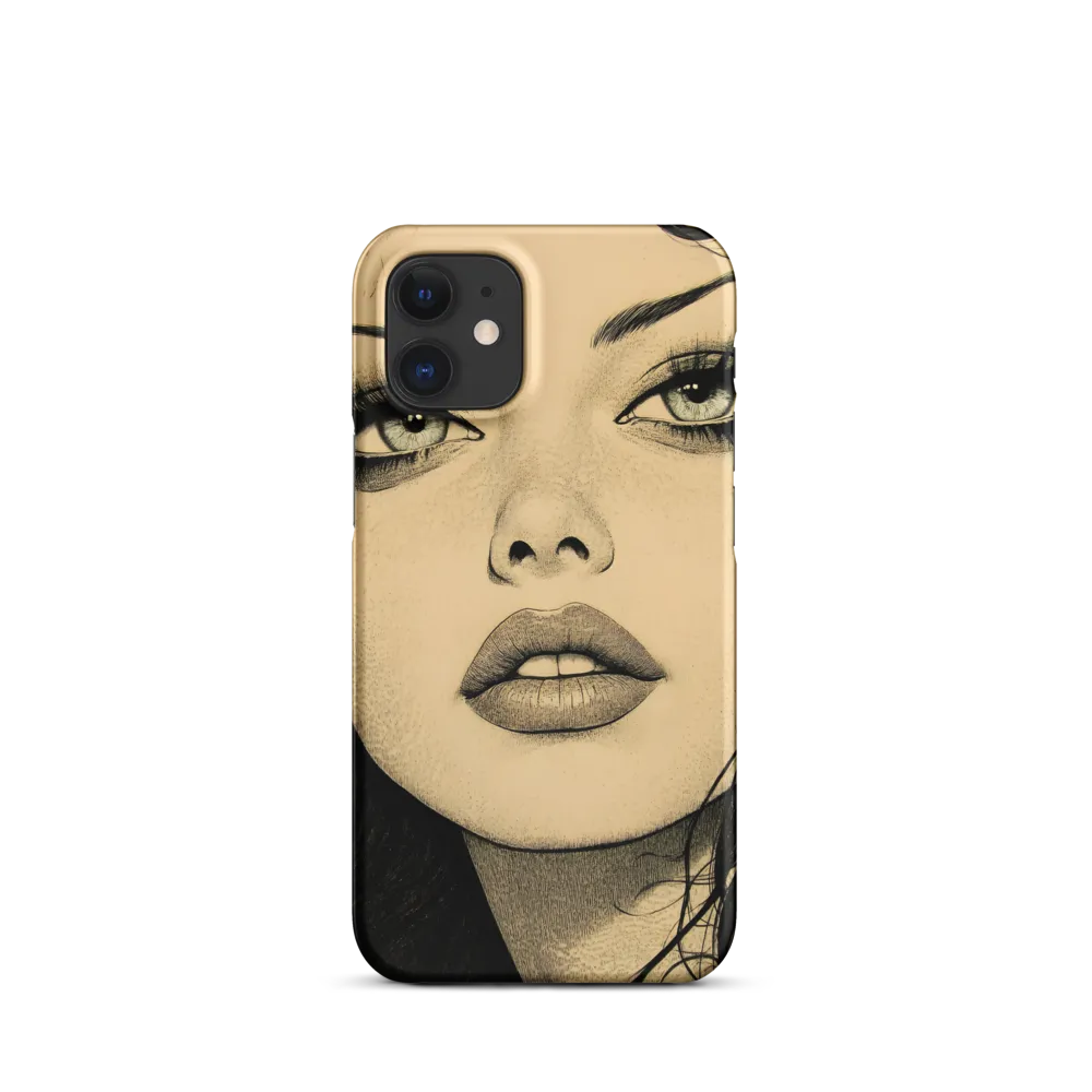 Enigmatic Gaze | Phone Case |  12 Mini | Snap Case | Matte