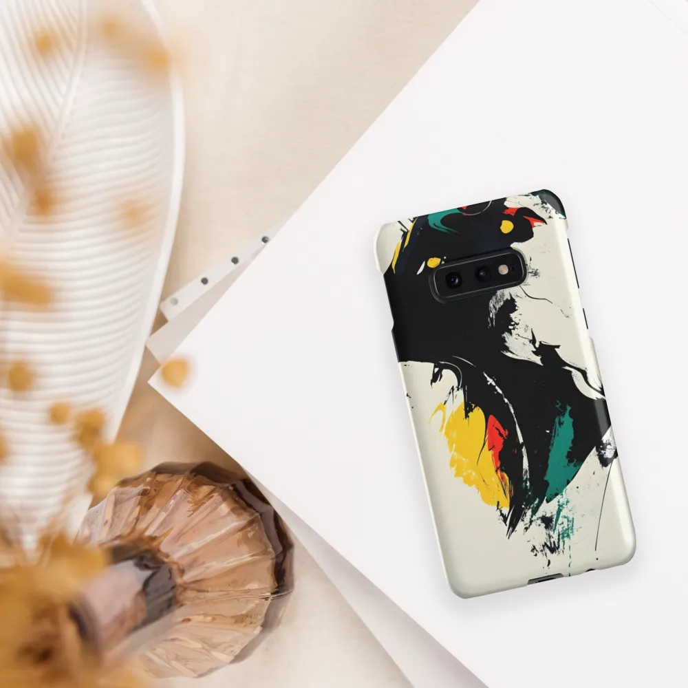 Mythical Abstraction: The Unicorn's Essence | Phone Case |  S10e | Snap Case | Matte