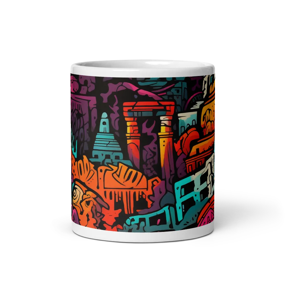 Vibrant Urban Surrealism | Mug with White inside | 11 oz