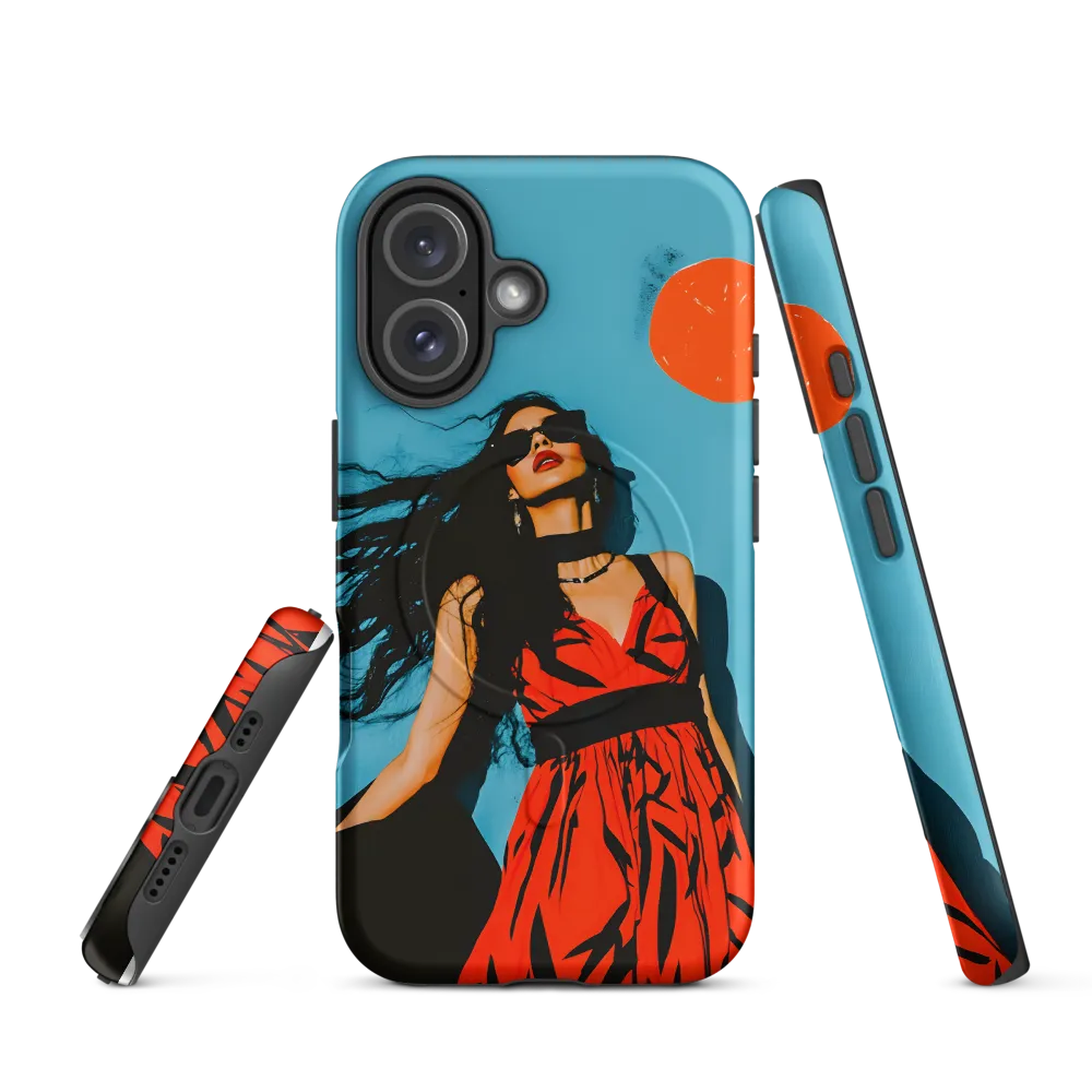 Sunset in Fashion: A Modern Portrait