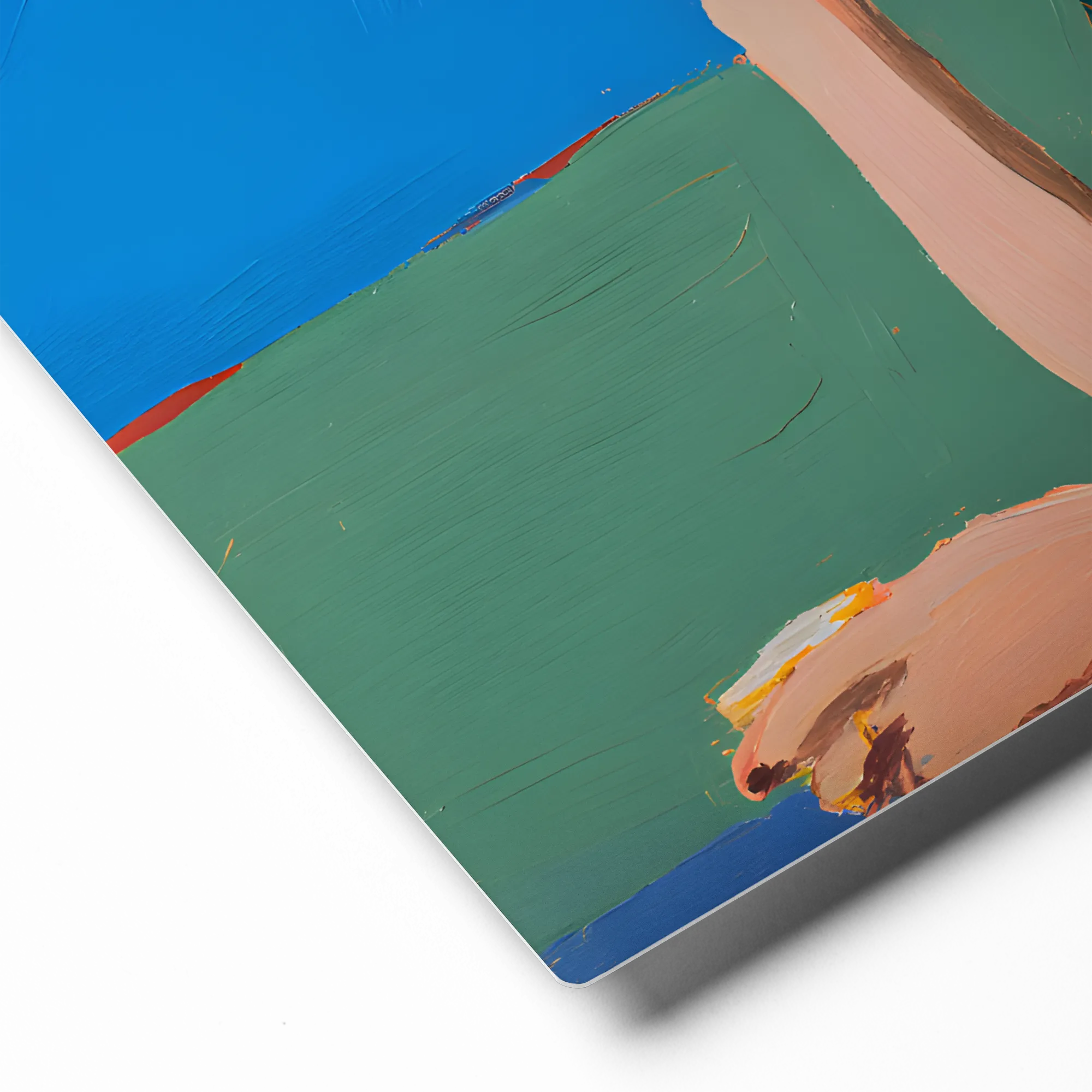 Pensive Summer Day 
 Metal Print | 12″x 12″