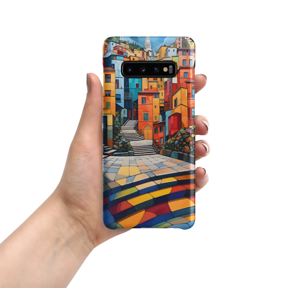 Vibrant Village: A Cubist Journey