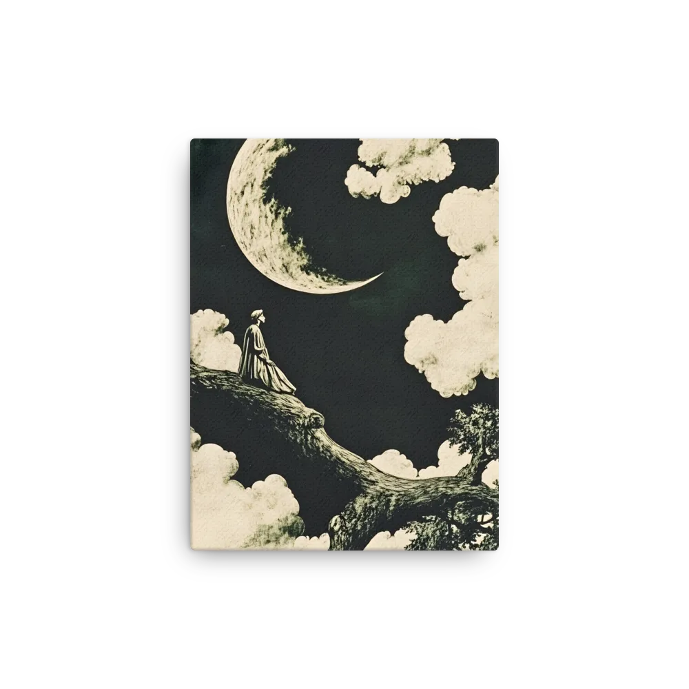 Whispers of the Moon | Thin Canvas | 9″×12″
