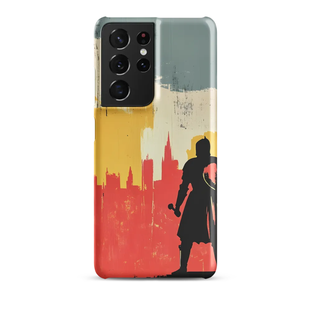 Hero in the Urban Dawn | Phone Case |  S21 Ultra | Snap Case | Matte