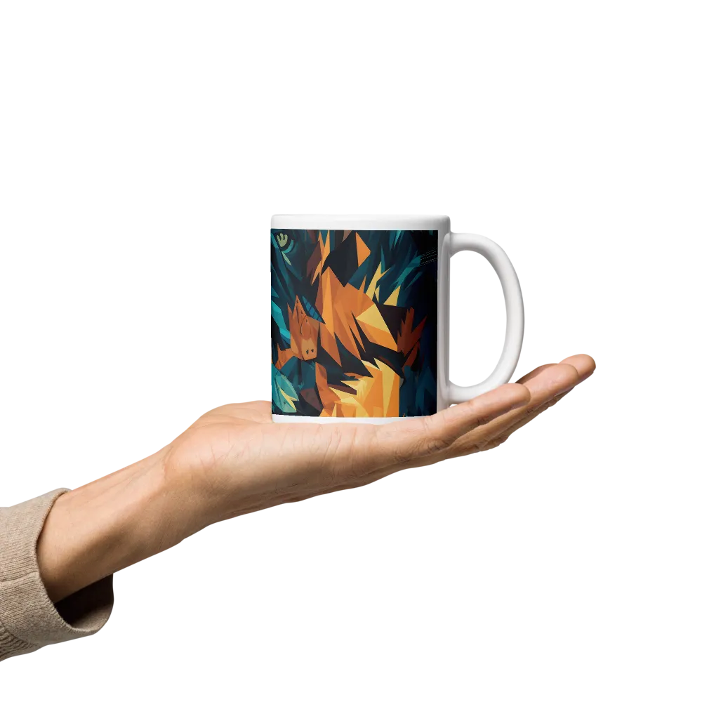 Wild Fusion: The Abstract Wolf | Mugs | Multiple Sizes & Colors