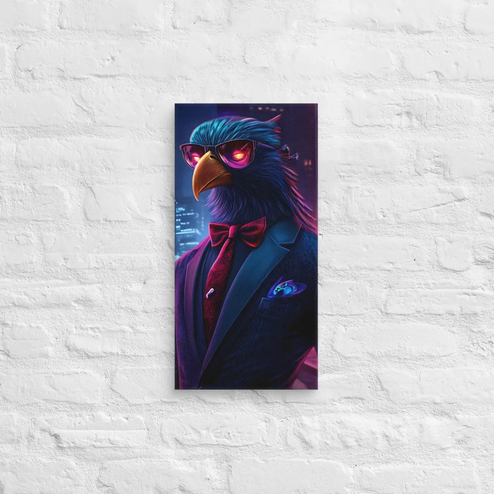 The Dapper Avian | Canvas | 10″×20″