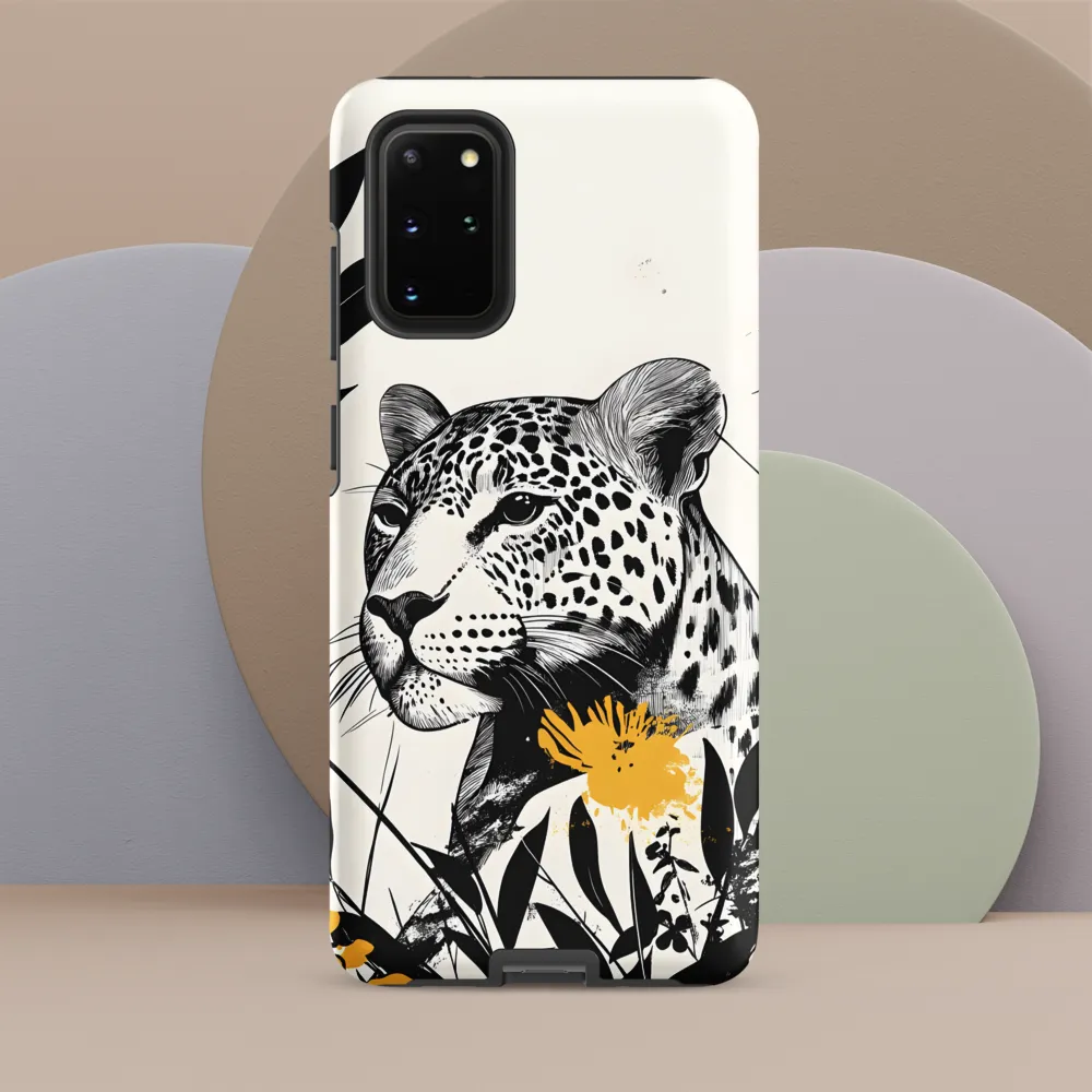 Majestic Leopard Amongst Flora