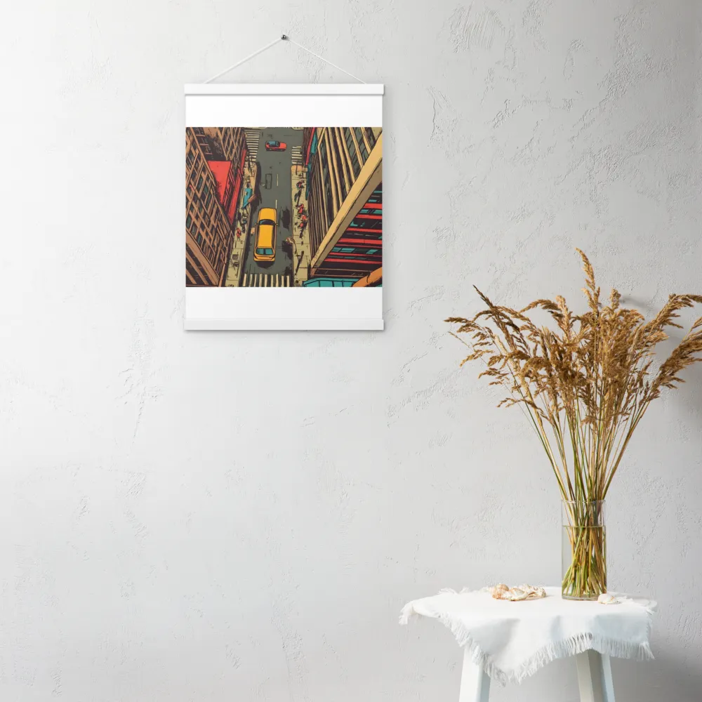 Urban Symphony | Poster With White Wood Hanger | 16″×20″