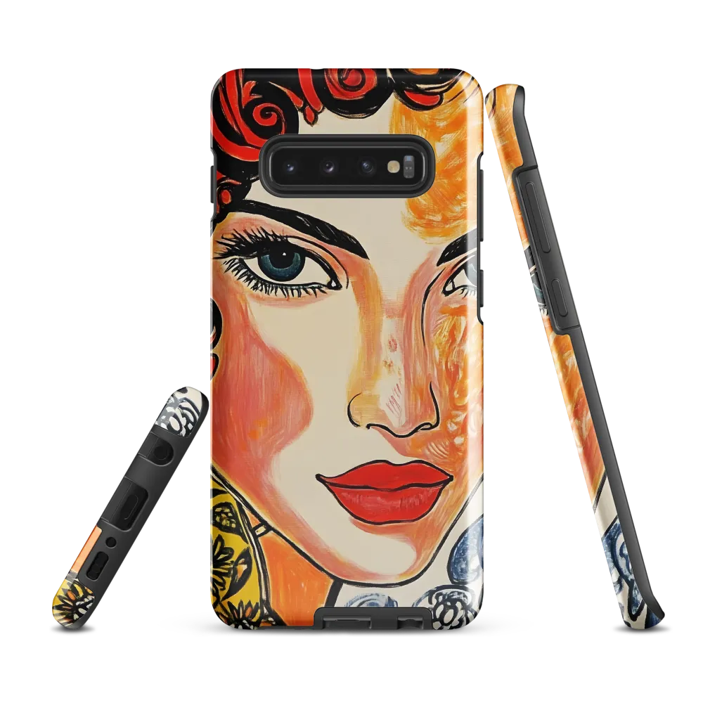 Fiery Elegance | Phone Case |  S10 Plus | Tough Case | Glossy