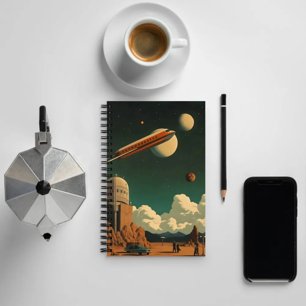 Journey Through the Cosmos | Spiral Notebook