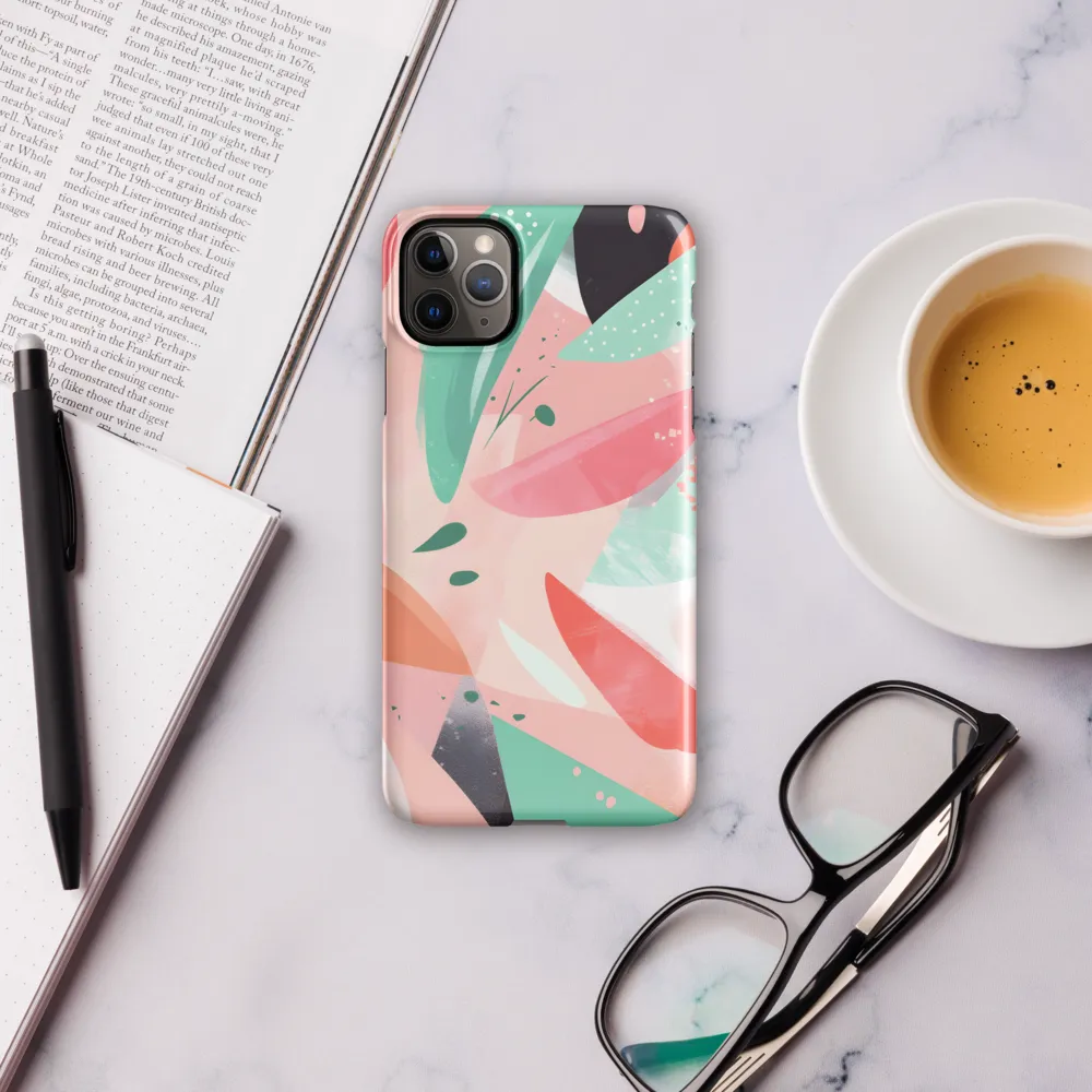 Whimsical Harmony: An Abstract Encounter | Phone Case |  11 Pro Max | Snap Case | Glossy