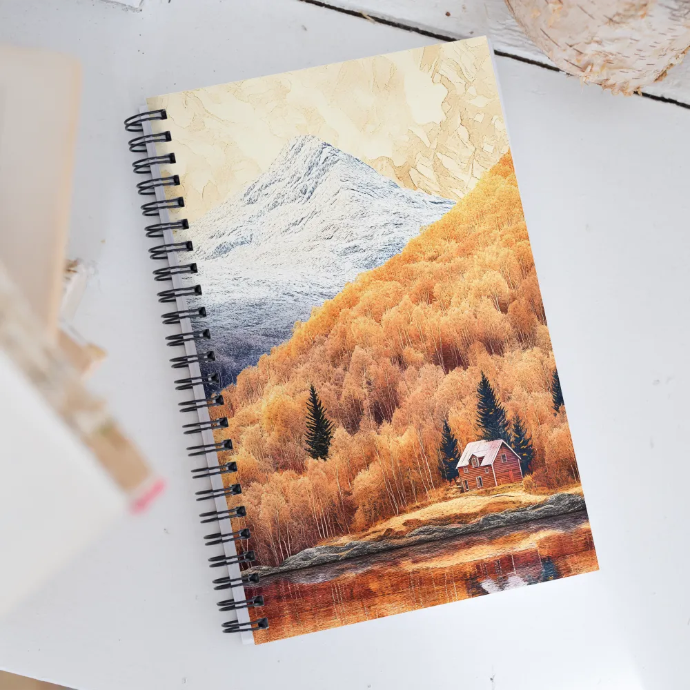 Tranquil Autumn Landscape | Spiral Notebook