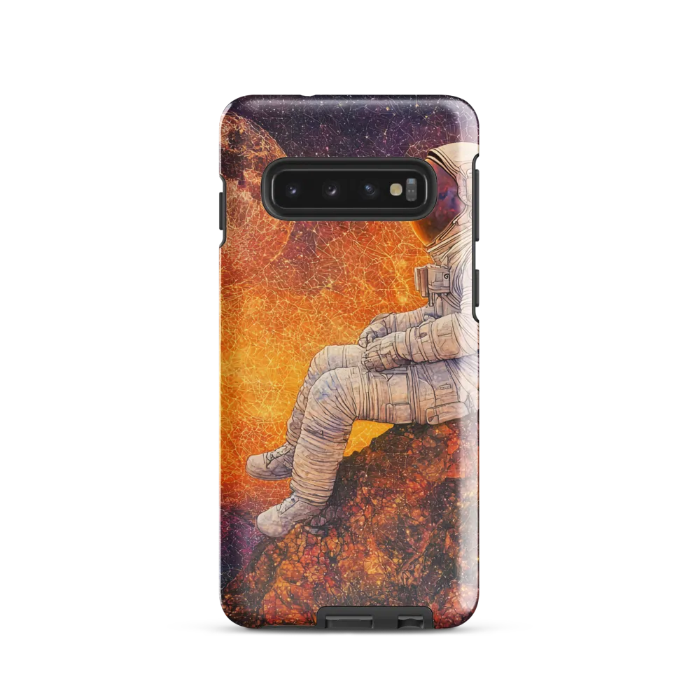 Cosmic Contemplation | Phone Case |  S10 | Tough Case | Glossy