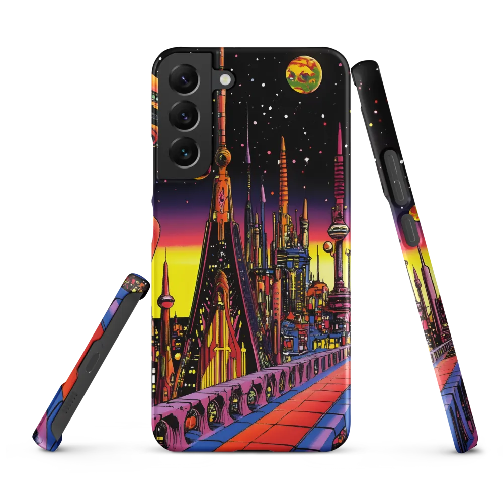 Futuristic Cosmos: A Journey Through Neon Cities