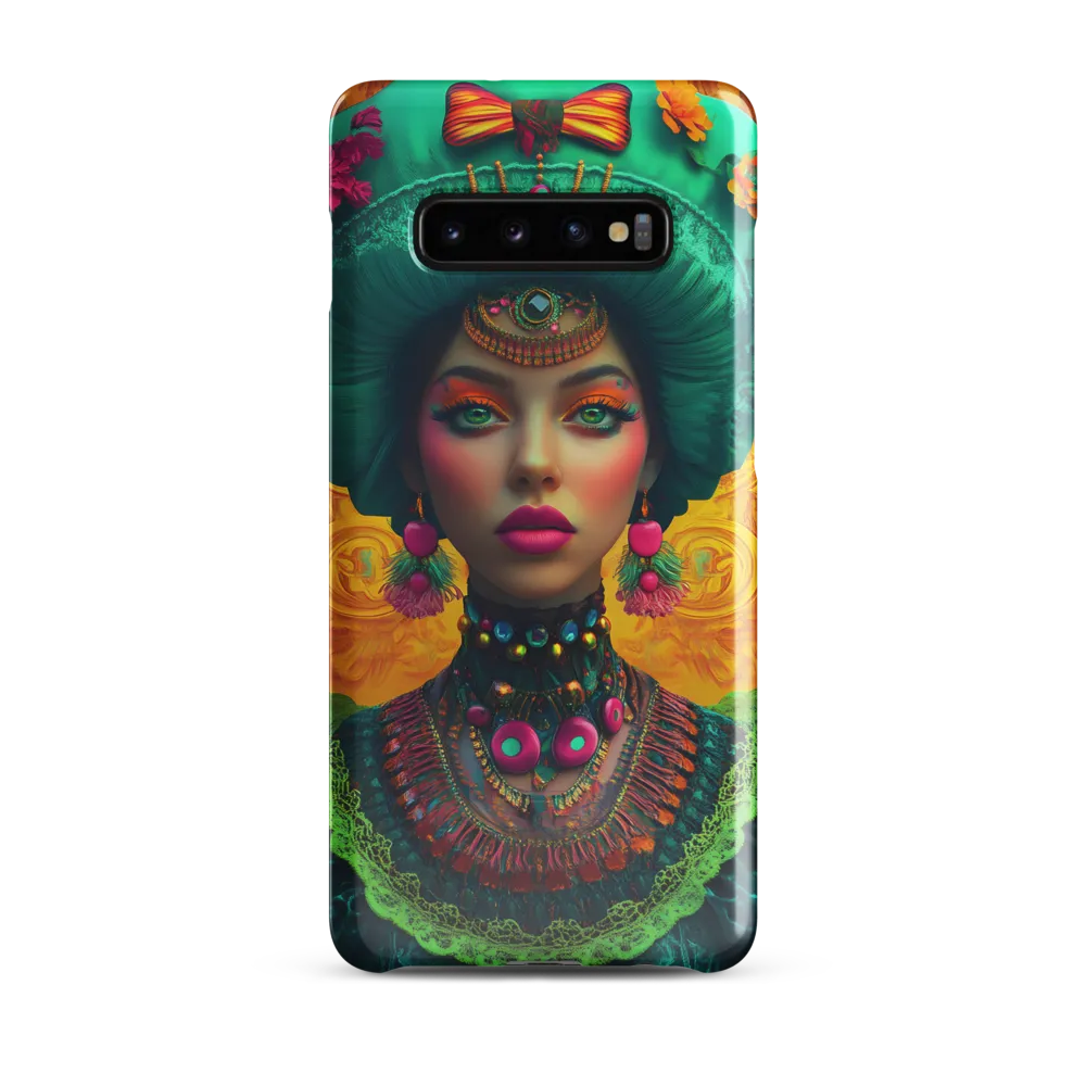 Feminine Elegance in Surreal Splendor | Phone Case |  S10 Plus | Snap Case | Glossy