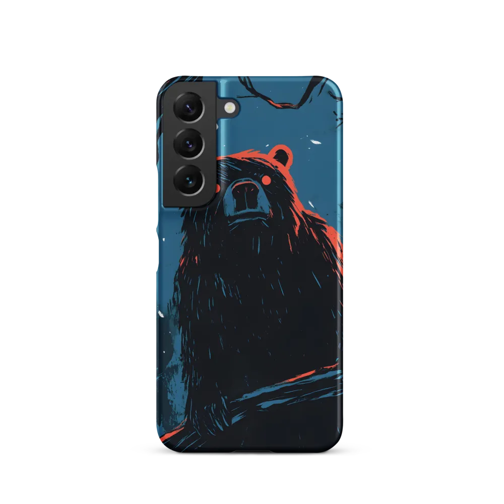Eerie Majesty: A Bear in the Night