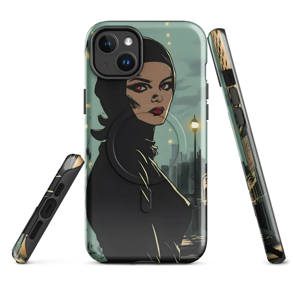 Shadows of Intrigue | Phone Case |  14 Plus | MagSafe® Tough Case | Glossy