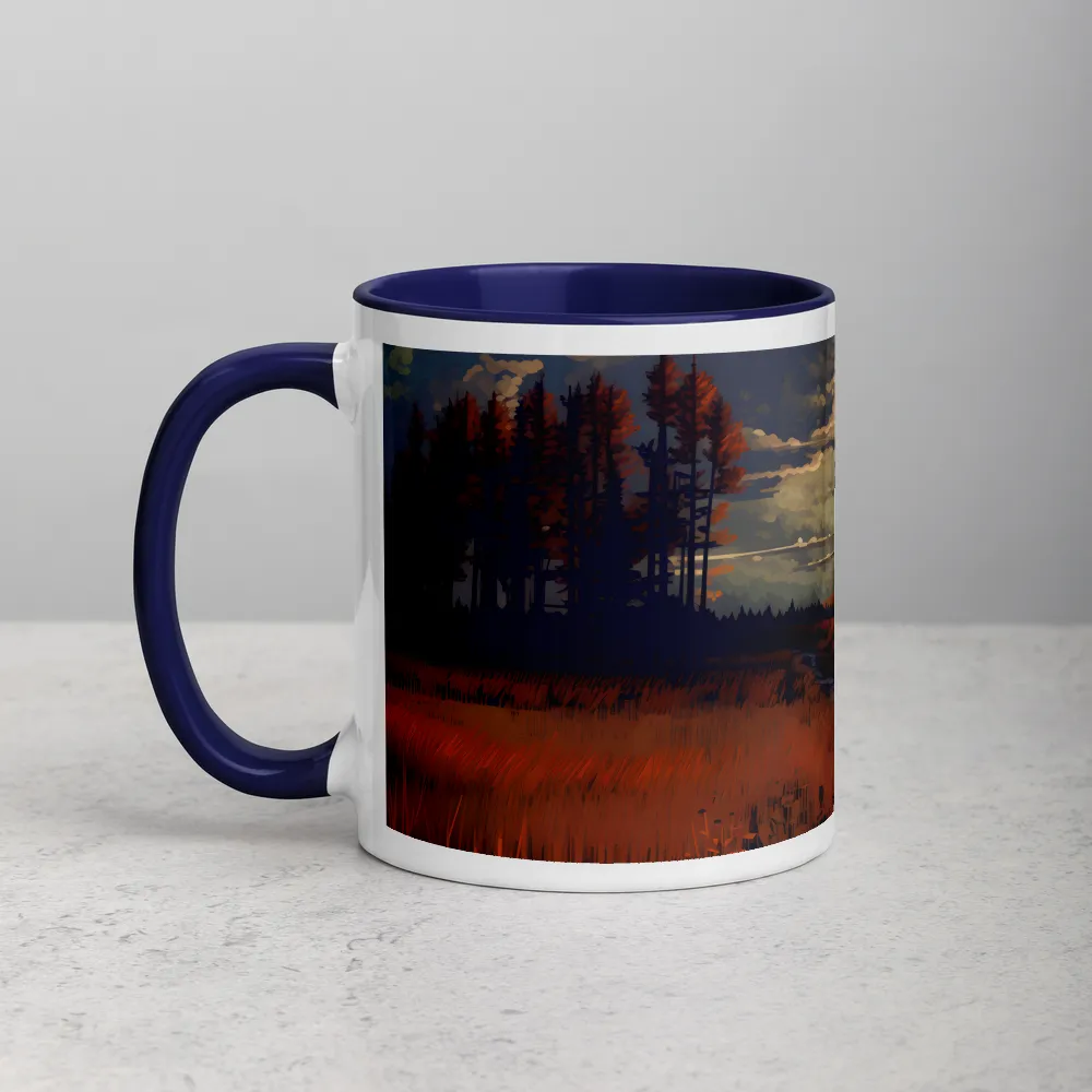 Whispers of Dusk: A Tranquil River Landscape