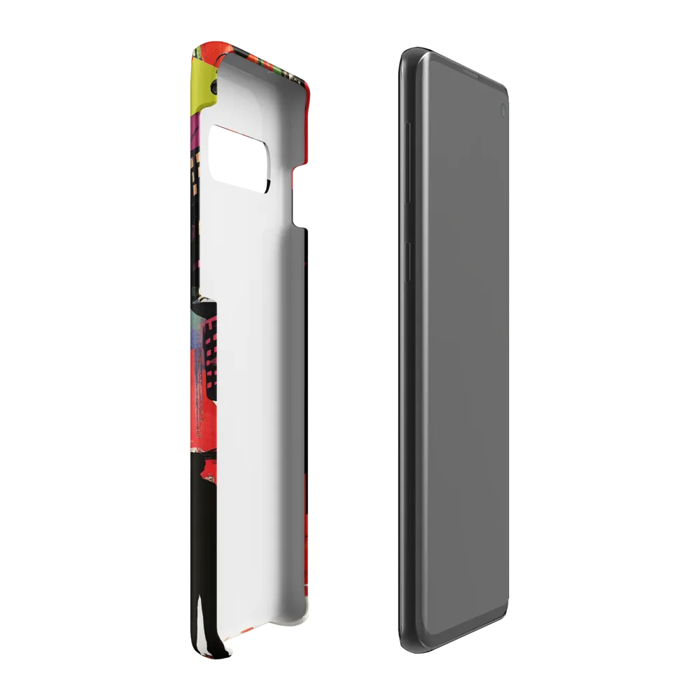 Urban Echoes: A Futuristic Reverie | Phone Case |  S10 Plus | Snap Case | Matte