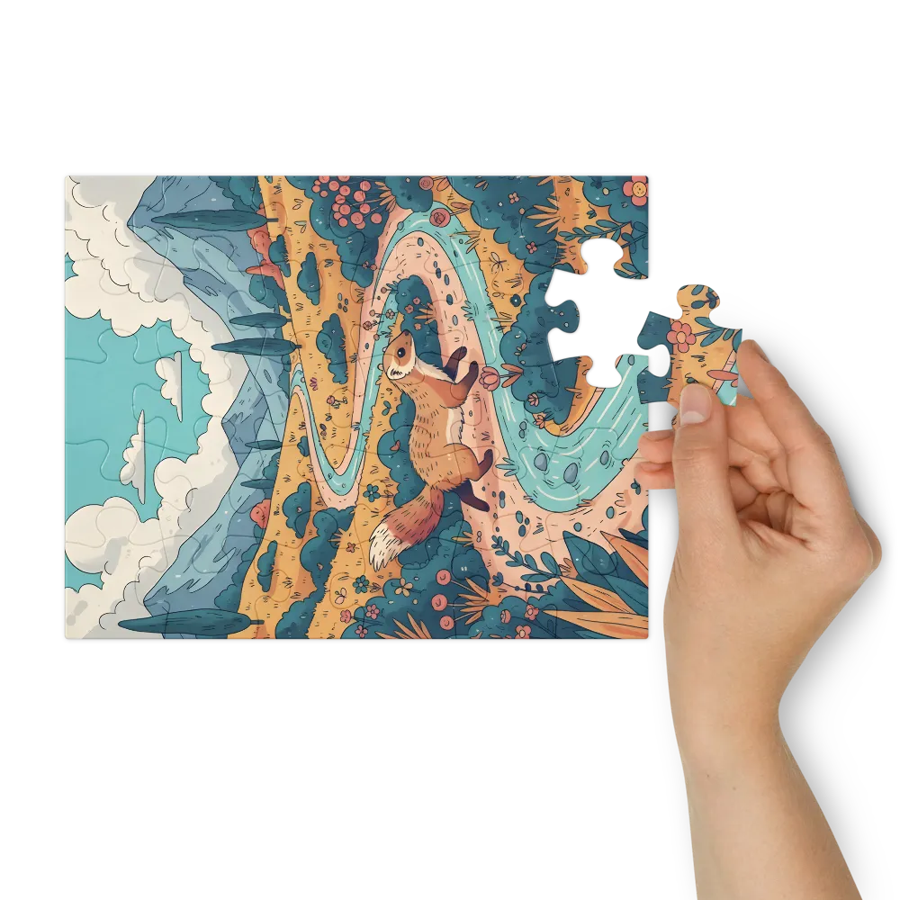 Meadow Wanderer 
 Jigsaw Puzzle in Tin Box