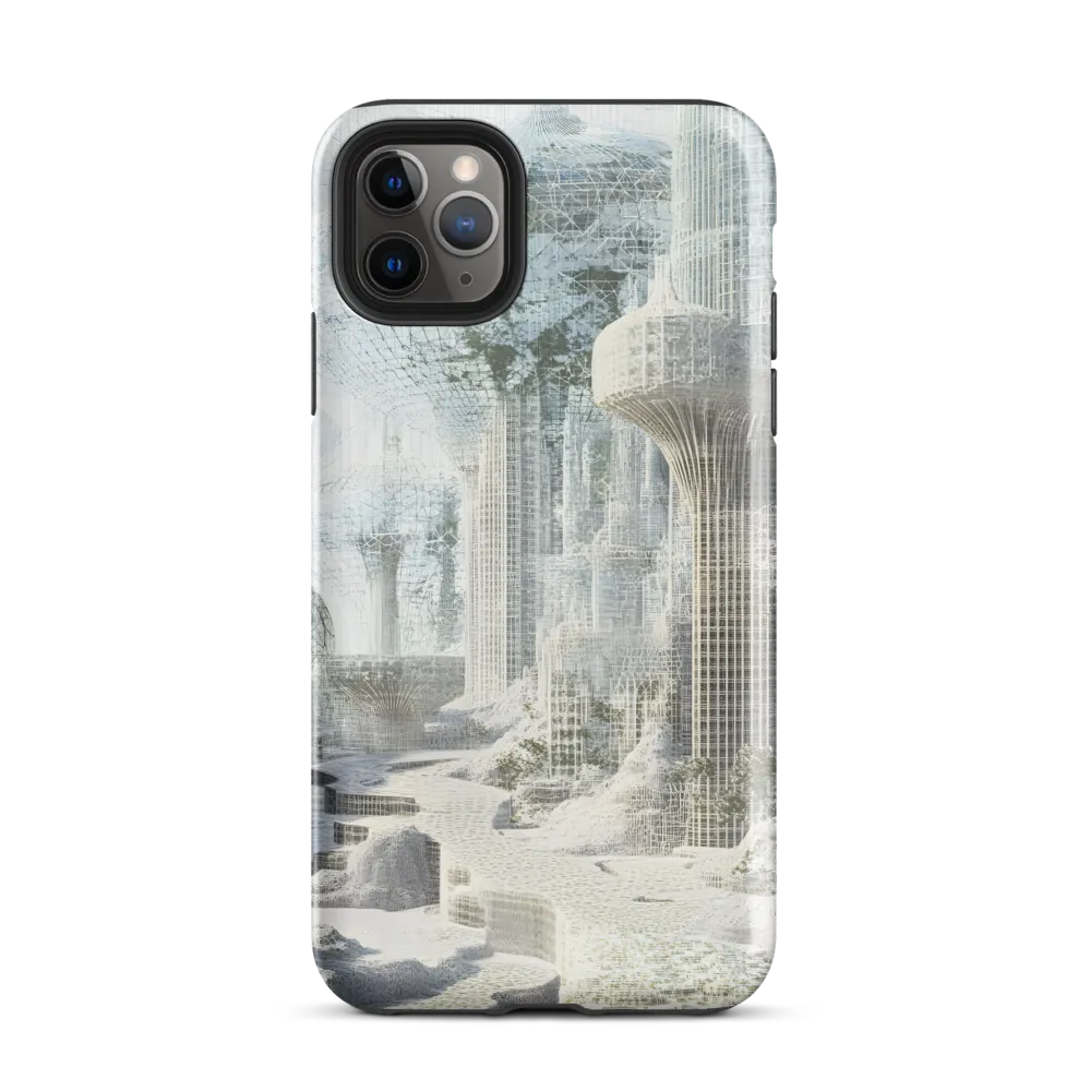 Ethereal Architectures: A Journey into the Future | Phone Case |  11 Pro Max | Tough Case | Glossy