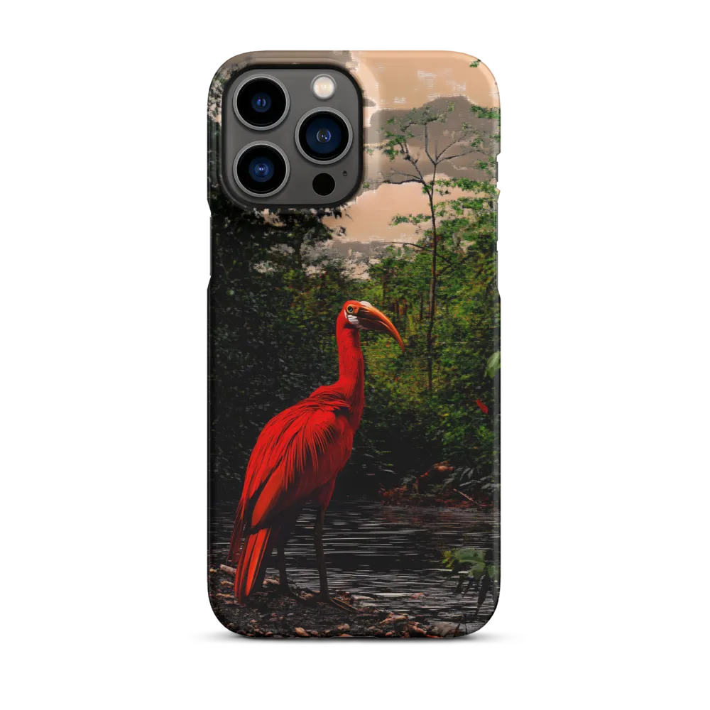 Enigmatic Elegance: The Scarlet Observer
