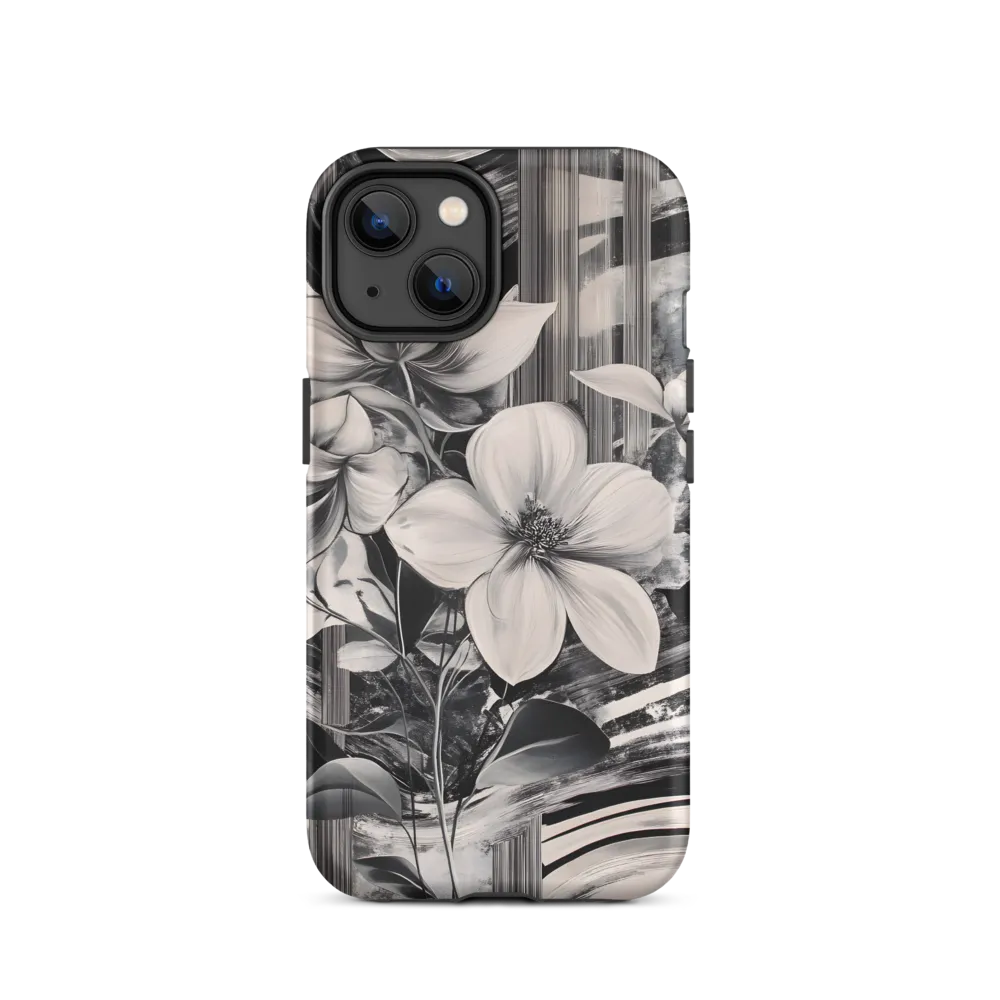 Ethereal Bloom: A Dance of Monochromes