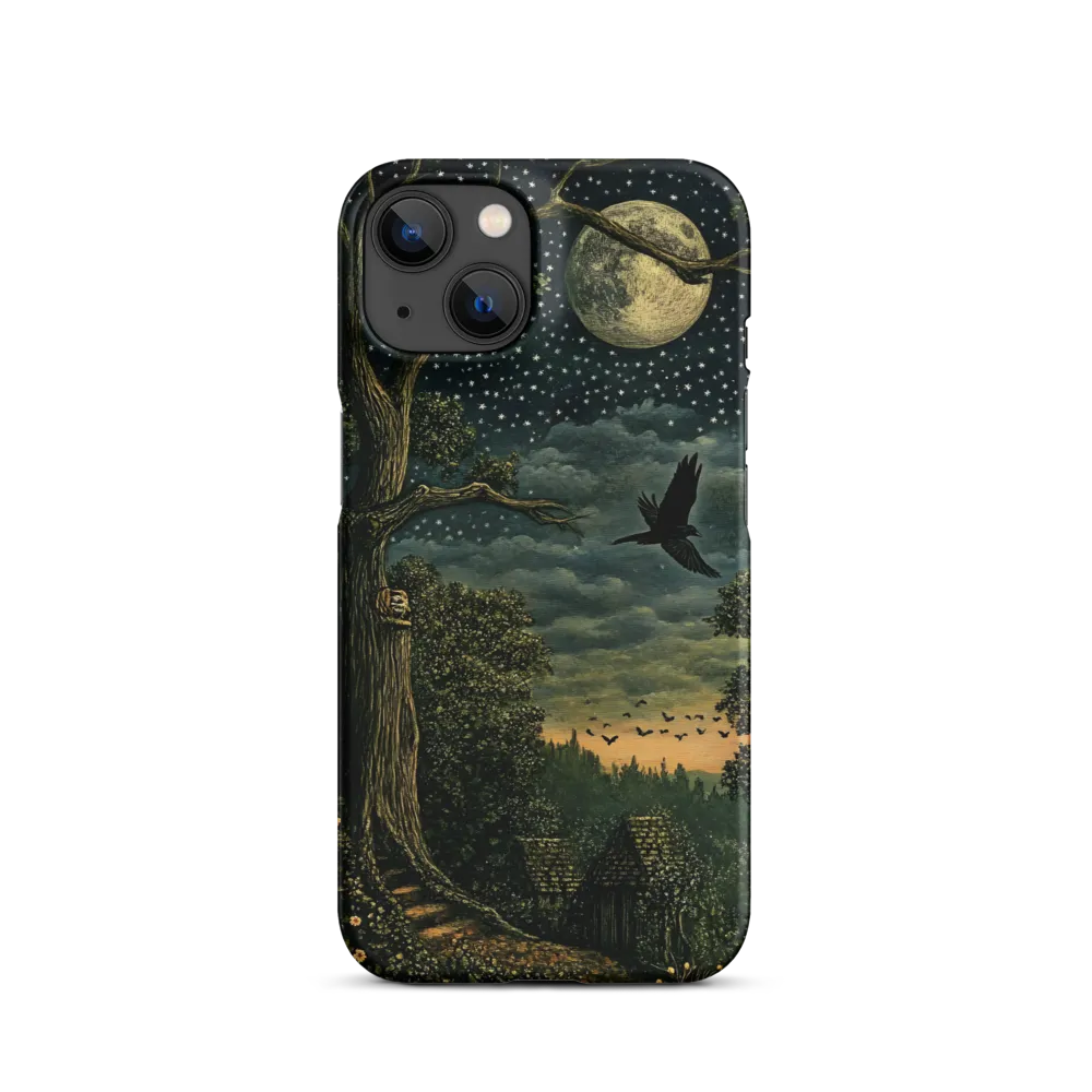 Mystical Nightscape Under the Full Moon