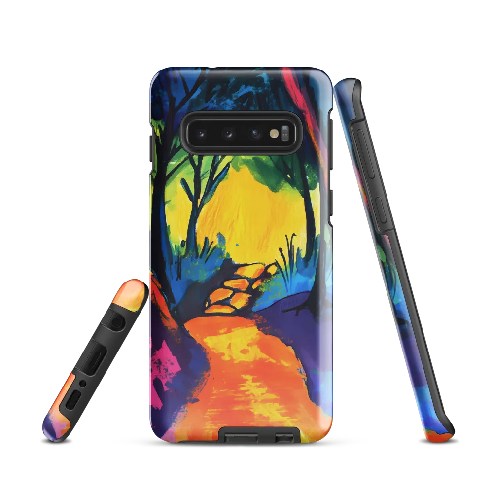 Path Through a Vibrant Forest