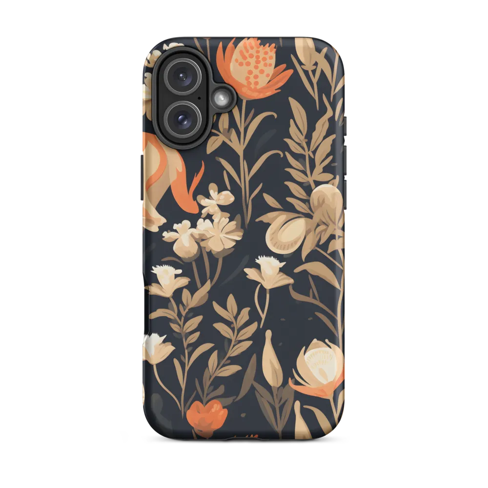 Floral Harmony: A Dance in the Dark