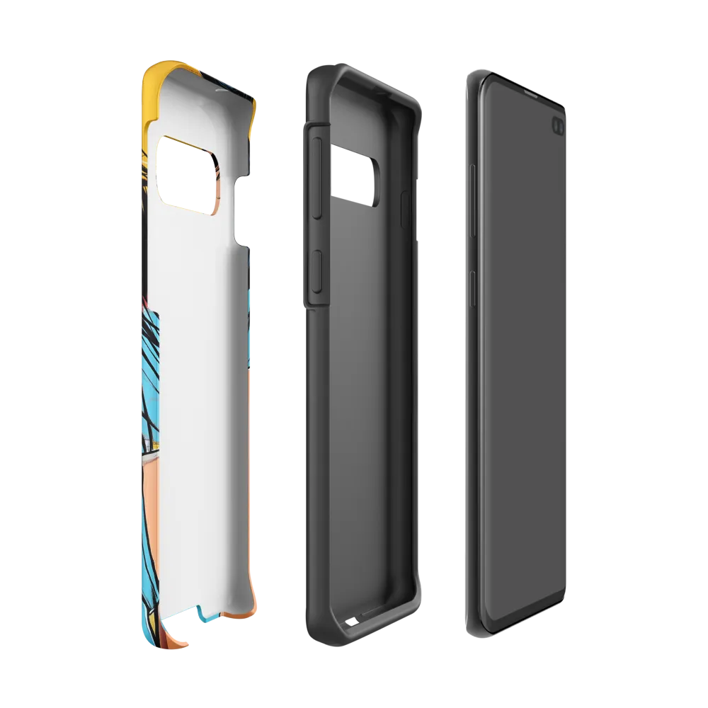 Vibrant Portrait of Modern Youth | Phone Case |  S10 | Tough Case | Matte