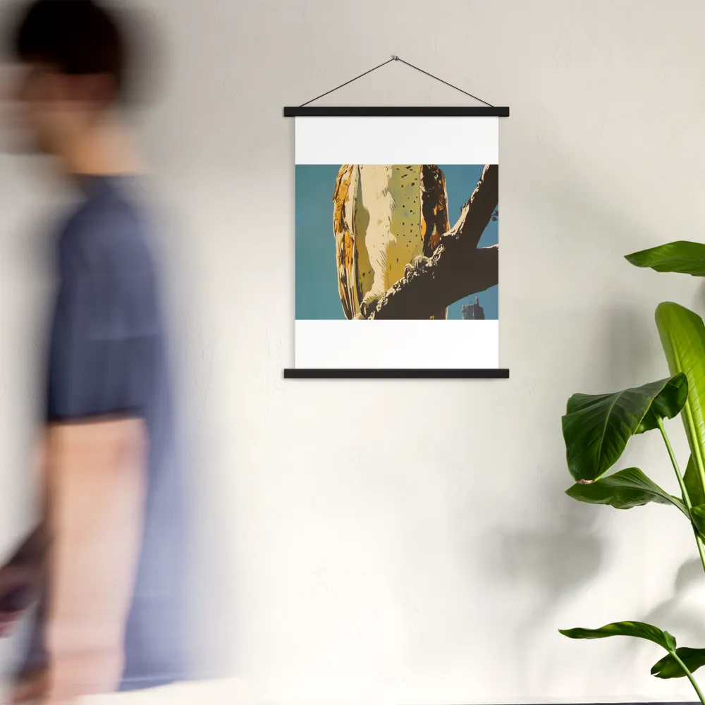 The Guardian of the Urban Wild | Poster With Black Wood Hanger | 18″×24″