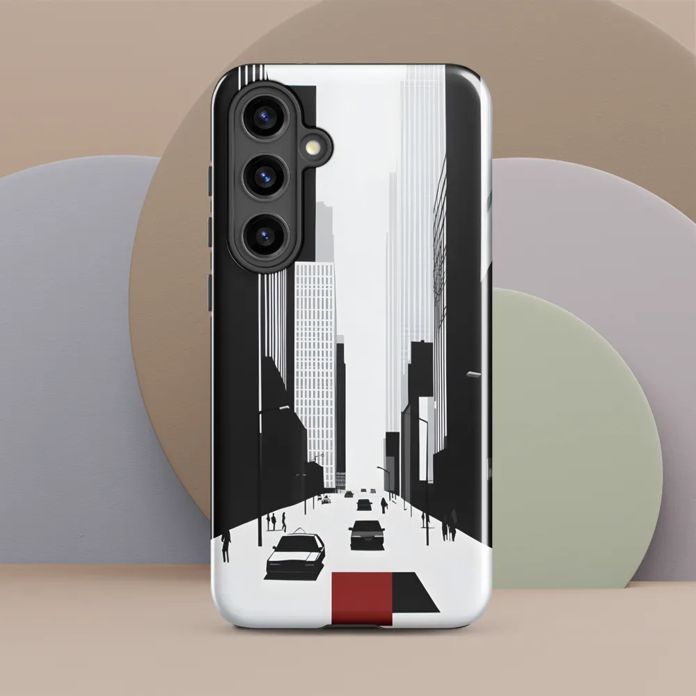 Urban Solitude: A Minimalistic Cityscape