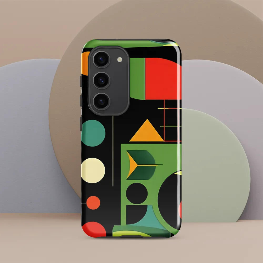 Geometric Harmony | Phone Case |  S23 | Tough Case | Glossy