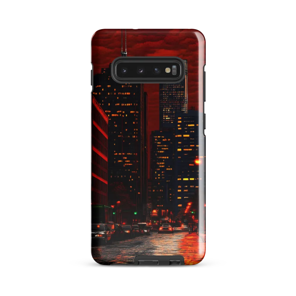 Eclipse Over Metropolis | Phone Case |  S10 Plus | Tough Case | Glossy