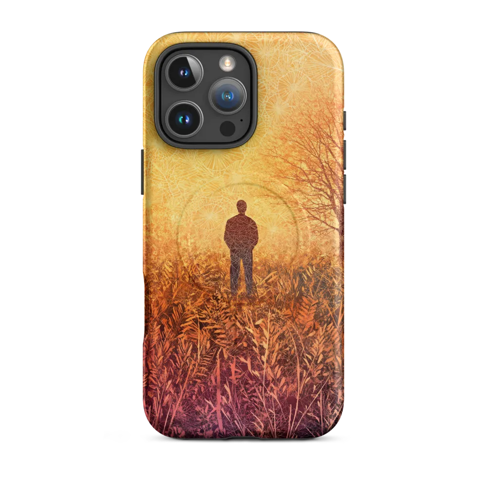 Contemplation in a Surreal Landscape