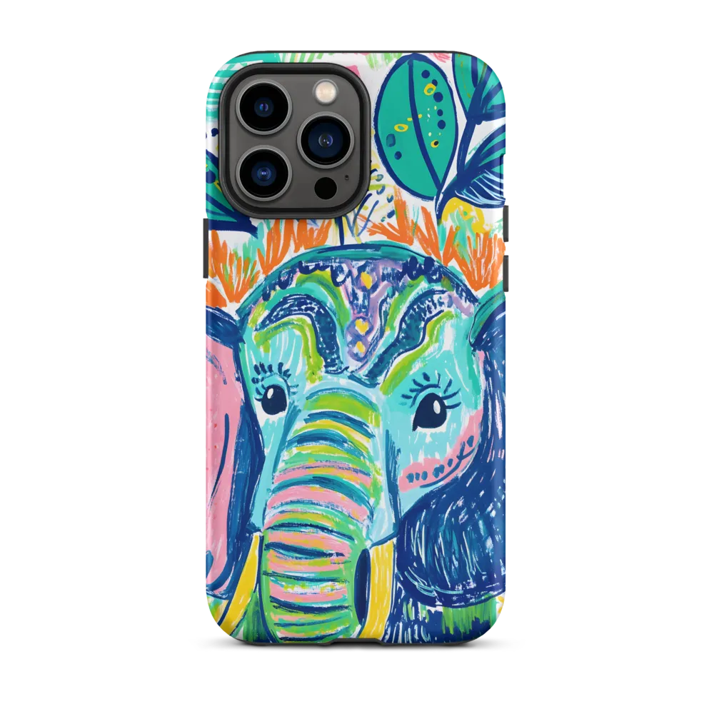 Whimsical Elephant Portrait