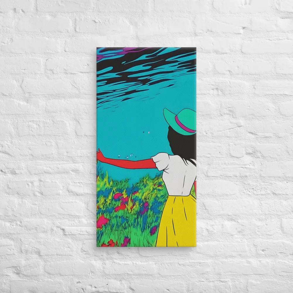 Whimsical Encounter | Canvas | 16″×32″